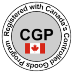 Registered with Canada's Controlled Good Program