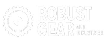 Robust Gear Transparent White Logo